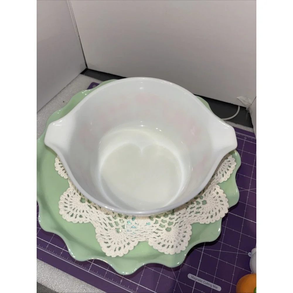 HTF Vintage Pyrex Pink Amish Butterprint‎ 471 472 473